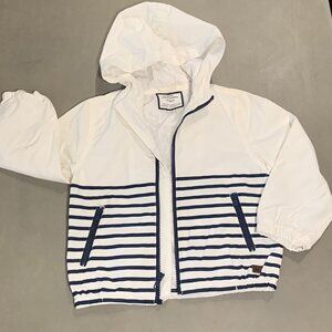 Janie and Jack Nautical Stripe Windbreaker – Size 3–4